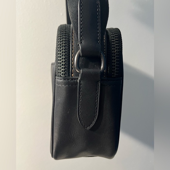 Coach Crossbody Black Leather Bag - Picture 7 of 8
